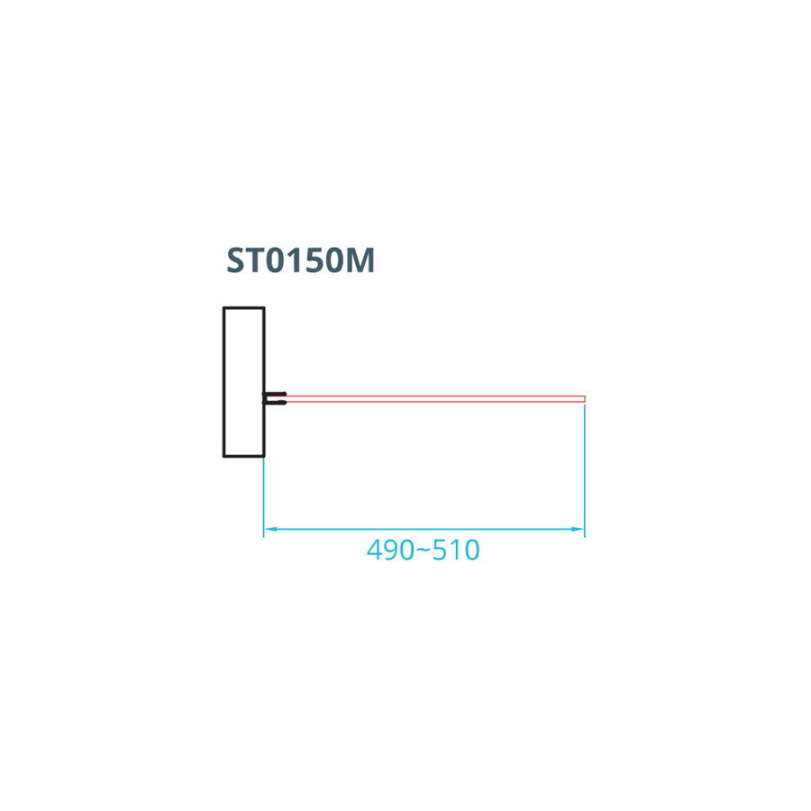 Inloopdouche Van Rijn ST01 Zonder Stabilisatiestang 50x200 cm Helder Glas 8 mm Chroom