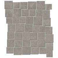 Mozaiek Douglas & Jones Fusion Bright Grey 28.7x33 cm Grijs (Prijs per Matje)