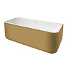 Xenz Half Vrijstaand Bad Xenz Guido 160x71x62 cm Solid Surface Goud