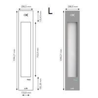 Feel Good Shower Xenz Infrarood L Inbouw 110 cm Wit