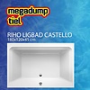 Riho Ligbad Castello 180X120X45 Cm Wit