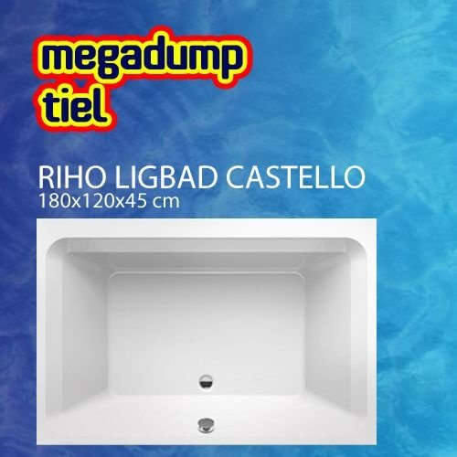 Ligbad Castello 180X120X45 Cm Wit 