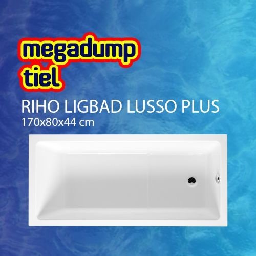 Ligbad Lusso Plus 170X80X44 Cm Wit 