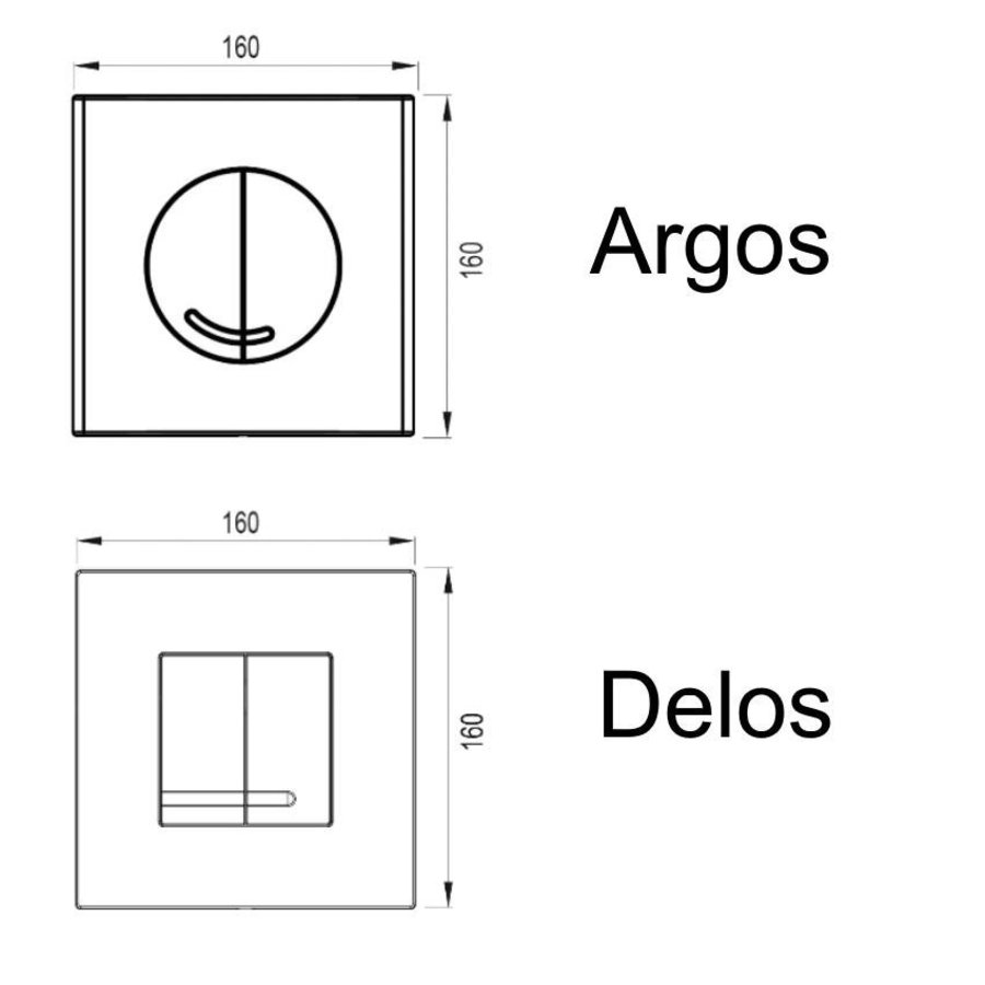 Xs Toiletset 17 Aqua Splash Amor Met Softclose Bril En Argos/Delos Drukplaat
