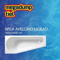 Ligbad Avellino 160X70X40 Cm Wit