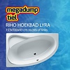 Riho Hoekbad Lyra 153X100X43 Cm Rechts/Links Wit