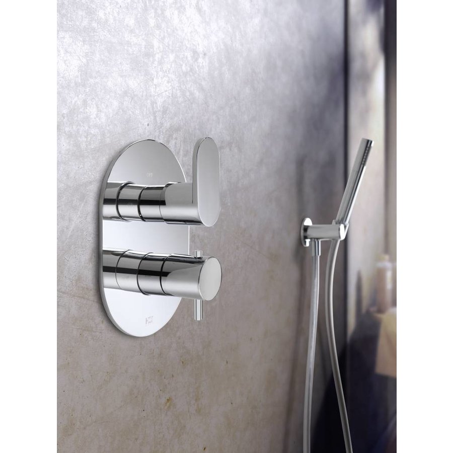 Friendo Inbouw Thermostaat Met 2-Weg Stop-Omstel 009