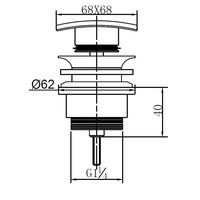 Pal Clickplug Met Schroef Vierkant P710Q