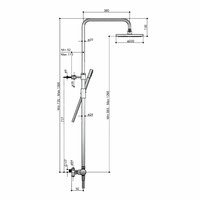 Thermostatische Regendouche Set Buddy Sds 1