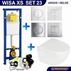 Wisa Xs Toiletset 23 Megasplash Zero Compact Met Bril En Drukplaat