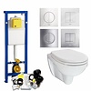 Wisa Xs Toiletset 26 Aqua Splash Trevi Compact Met Bril En Drukplaat