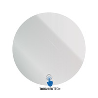 Ronde Badkamerspiegel Boss & Wessing Omega 60cm Met Verlichting