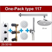 One Pack Inbouwthermostaatset Type 117