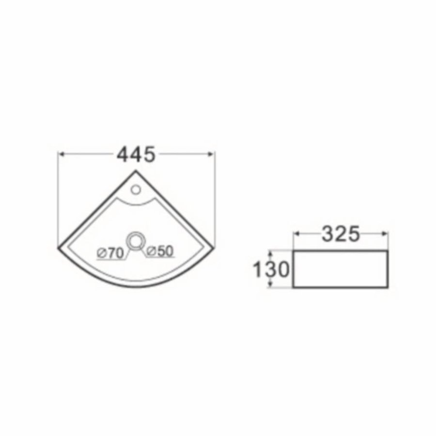 Fonteinset Pallas 32X32 Cm Chroom (Keuze Uit 20 Kranen)