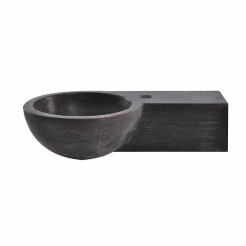 Fontein Hardsteen Rond 40X23X10 Cm (Links Of Rechts) 