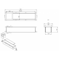 Toilet Reserve Rolhouder Inbouw Rvs