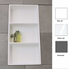 Inbouw nis 59.5X29.5X8 Cm Met 3 Schappen (In 3 Kleuren Verkrijgbaar)