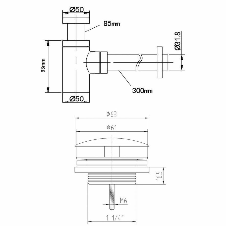 Fonteinpack Chepri XXS Links Keramiek 30.5x18x11 cm Zwart (Keuze uit 4 kranen)