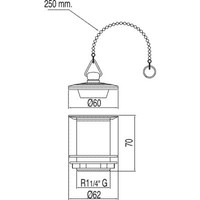 Complementos Afvoerplug zonder overloop Messing stop met ketting 13474330