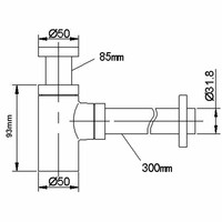 Waskompack Juno Keramiek 40x33x14.5 cm RVS