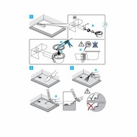 Douchebak Ideal Standard Ultra Flat Solid Vierkant (in 3 afmetingen) Antraciet