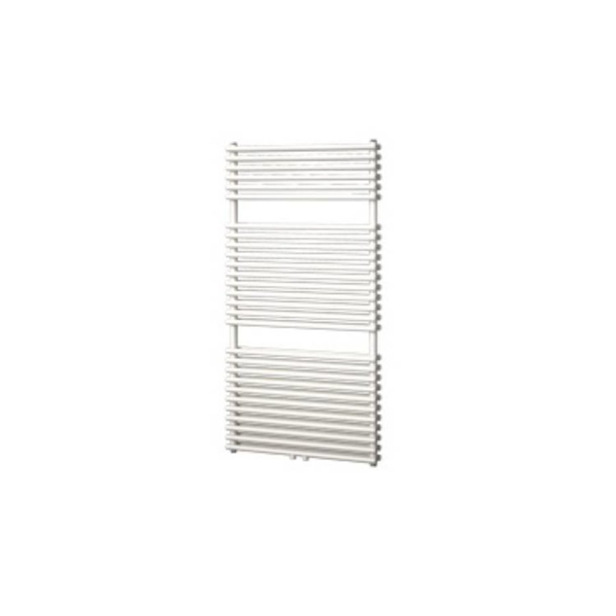 Designradiator Plieger Florian Dubbel 833 Watt Middenaansluiting 121,6x50 cm Wit