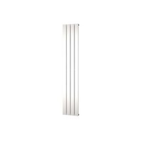 Designradiator Plieger Cavallino Retto Enkel 666 Watt Middenaansluiting 200x29,8 cm Wit