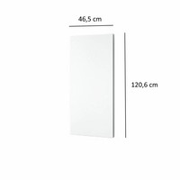 Designradiator Plieger Perugia 549 Watt Middenaansluiting 120,6x45,6 cm Wit