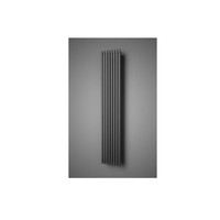 Designradiator Plieger Inox Melody 861 Watt Ronde Buizen 180x37 cm Inox-Look