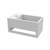 Best Design Fontein met Handdoekhouder Best Design Mona Solid Surface 33x18x16 cm (kraangat links)