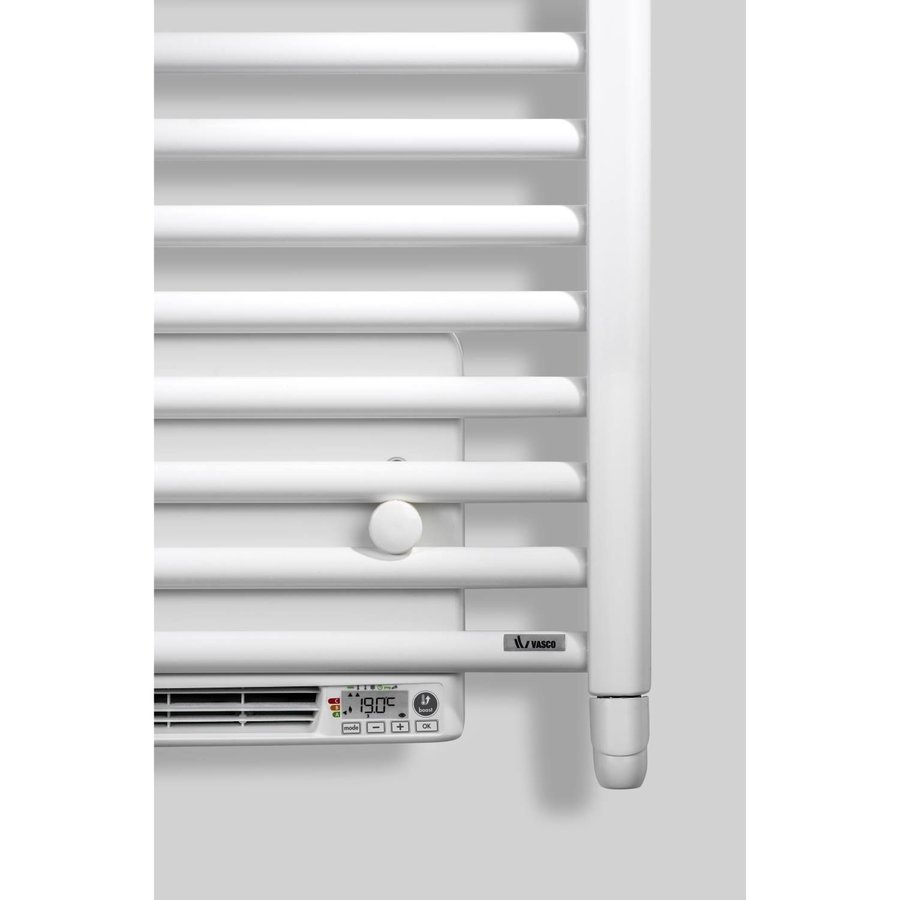 Elektrische Radiator met Blower Vasco Iris HD-EL-BL 50x133 cm 1750W Verkeerswit