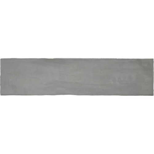 Wandtegel Colonial Grey Glans 7.5x30 cm Glans Grijs (prijs per m2) 