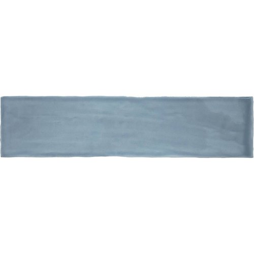 Wandtegel Colonial Sky Glans 7.5x30 cm Glans Licht Blauw (prijs per m2) 