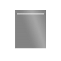 LED Spiegel Sanilux Aluminium met Onderverlichting 58x70 cm Inclusief Spiegelverwarming