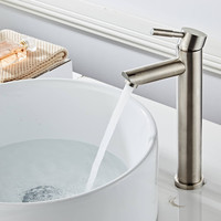 Hoge Wastafelkraan BWS Exclusive Eenhendel 304 RVS