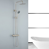 Regendouche BWS Exclusive 20cm met 3 Standen Handdouche 304 RVS