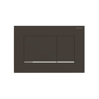 Drukplaat Geberit Sigma 20 Square DF Mat Zwart