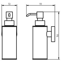 Zeepdispenser Haceka Kosmos Metaal Chroom