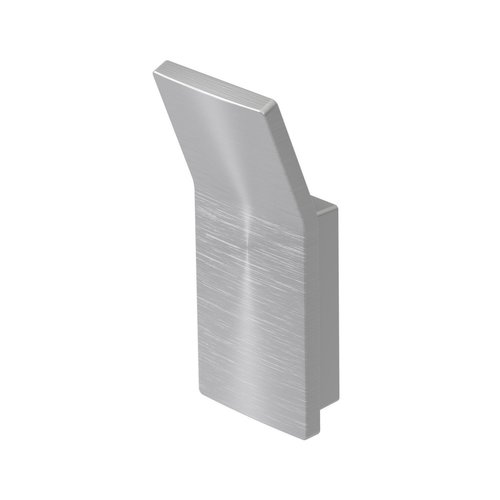 Handdoekhaak Haceka Aline Brushed 8,7x3,6 cm Aluminium Geborsteld Zilver 