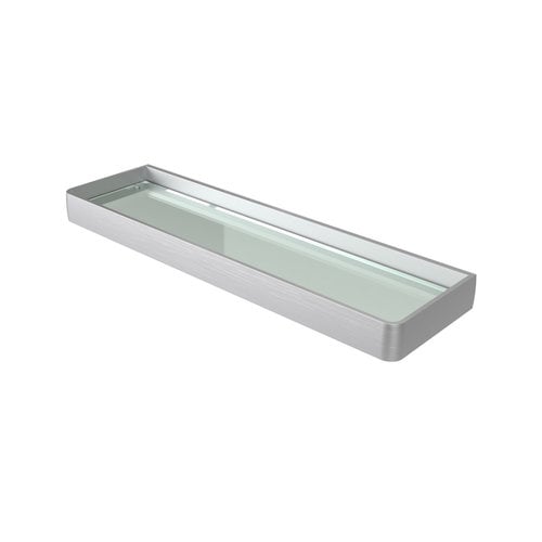 Planchet Haceka Aline Brushed 46x3,5 cm Aluminium Geborsteld Zilver 