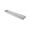 Handdoekhouder Dubbel Haceka Aline Brushed 60,8x3,5 cm Aluminium Geborsteld Zilver