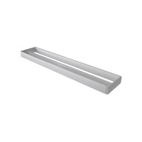 Handdoekhouder Dubbel Haceka Aline Brushed 60,8x3,5 cm Aluminium Geborsteld Zilver