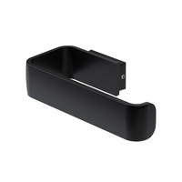 Toiletrolhouder Haceka Aline Black 15,6x3,5 cm Aluminium Mat Zwart