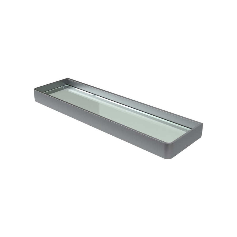 Planchet Haceka Aline Grey 46x3,5 cm Aluminium Mat Grijs