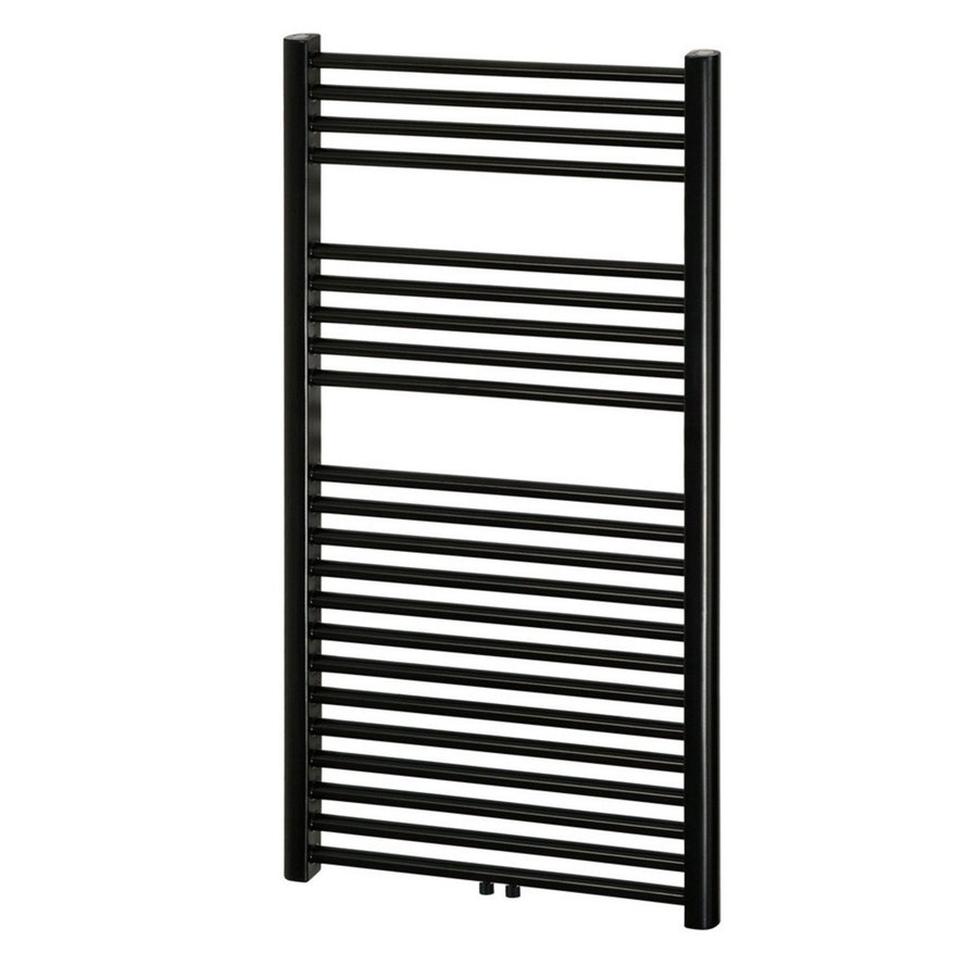 Designradiator Haceka Gobi Adoria 59x111 cm Zwart 6-Punts Aansluiting (565 Watt)