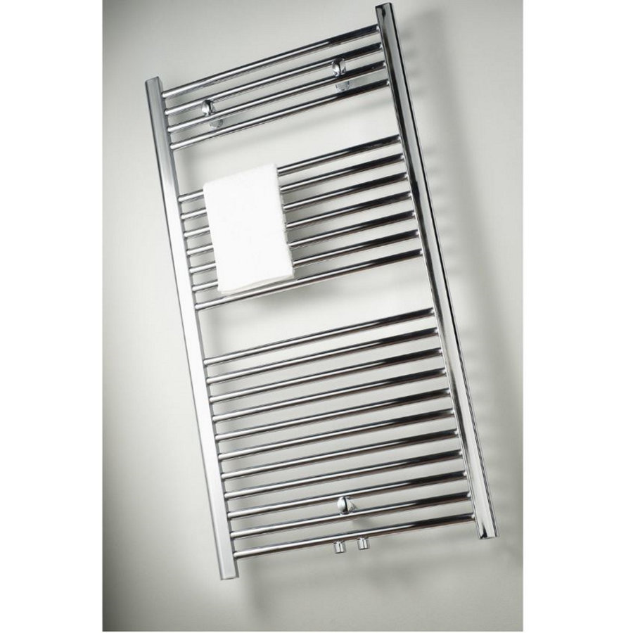 Designradiator Haceka Gobi Adoria 59x111 cm Chroom 6-Punts Aansluiting (395 Watt)