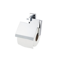 Toiletrolhouder Haceka Edge met Klep Chroom