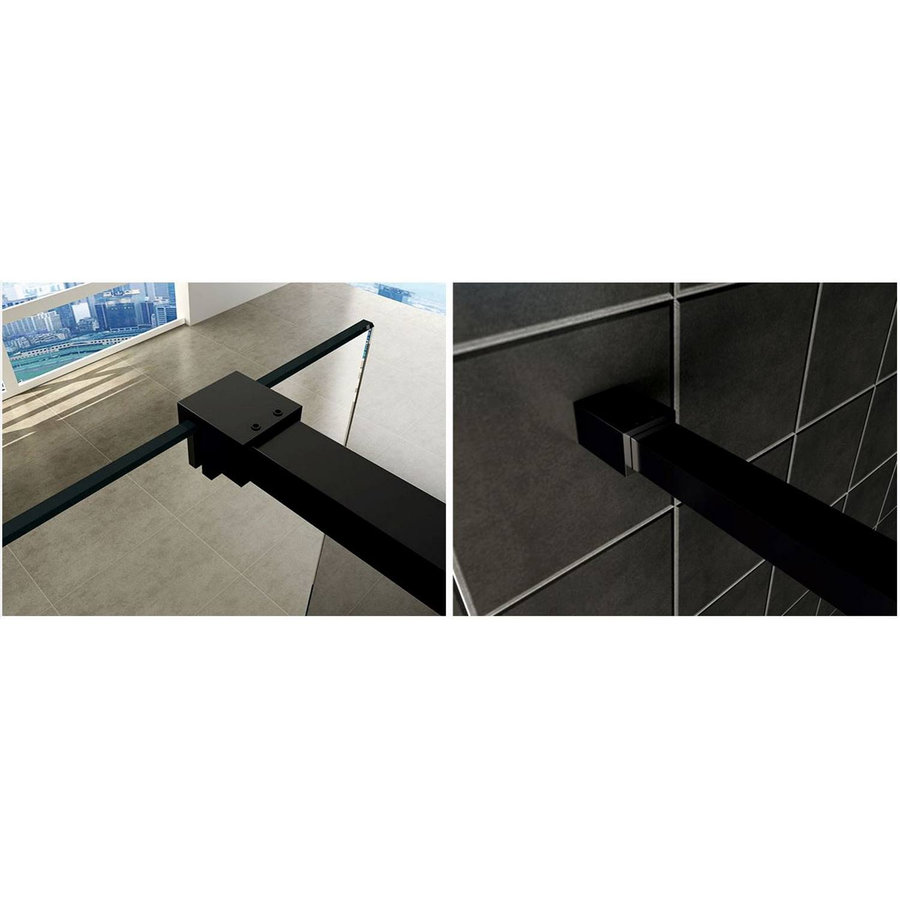 Stabilisatiestang Wiesbaden 120 cm Mat Zwart