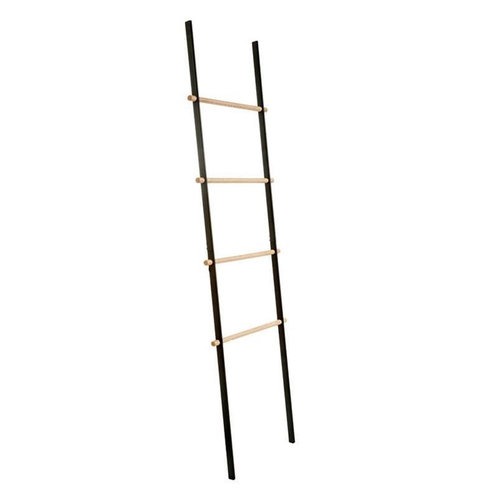 Handdoekladder Cipi Scala 49x170x3 cm Metaal Zwart 