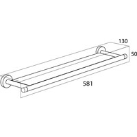 Planchet Tiger Boston 58 cm RVS Glans